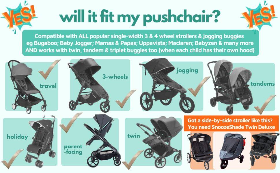 Snoozeshade stroller hot sale